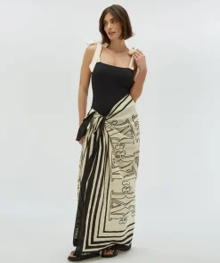 Badpak Daisy | Black creme white | DAMES Zwemkleding|Zwemkleding