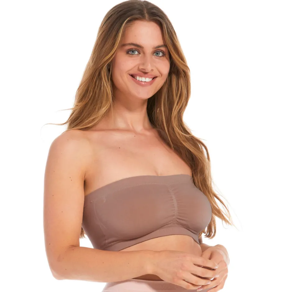 Best Bandeau push-up bra | Macchiato | DAMES Lingerie