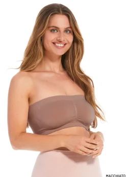 Best Bandeau push-up bra | Macchiato | DAMES Lingerie