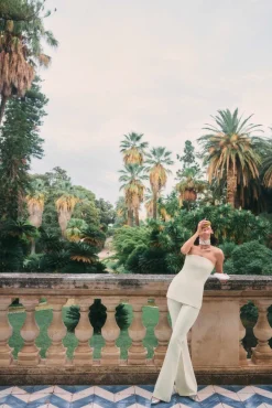 New Bandeautop Ivy | Light ecru | DAMES Co-ords|Tops