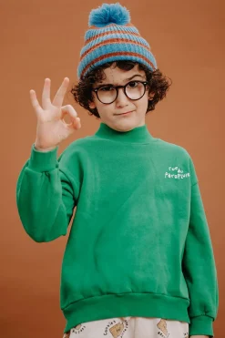 Outlet Beanie | Stripe brown | Sproet & Sprout Mutsen, Sjaals & Handschoenen