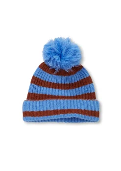 Outlet Beanie | Stripe brown | Sproet & Sprout Mutsen, Sjaals & Handschoenen
