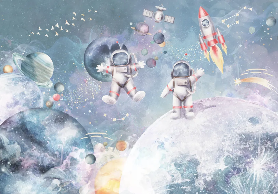 Sale Behang Astronaut Ruimte|Behang
