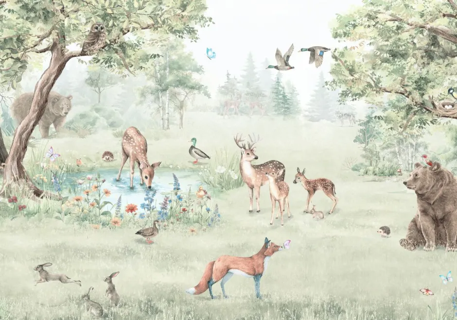 Best Behang Bosdieren Dieren|Behang