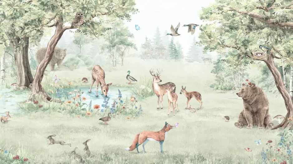 Best Behang Bosdieren Dieren|Behang