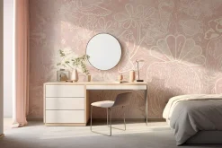 Outlet Behang Happy Days | Roze Bloemen|Behang