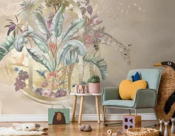 Hot Behang Lola | Beige Dieren|Behang