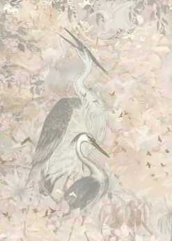 Sale Behang Marble sky | Roze Dieren|Behang