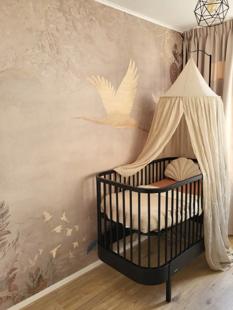 Online Behang Morning bird | Beige Dieren|Behang