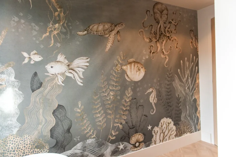 Hot Behang Onderzee | Blauw Dieren|Onderzee