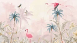 Sale Behang Pink Flamingo Dieren|Behang