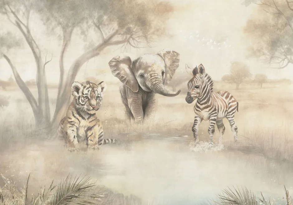 Outlet Behang Safari | Circle of Life Collection Dieren|Behang