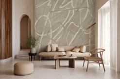 Sale Behang Scribble Sand Behang