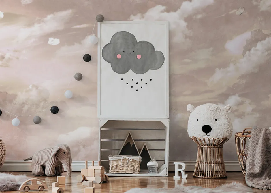 Online Behang Sweet dreams | Roze Behang