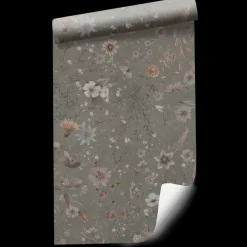 New Behang Vintage flowers | Groen Bloemen|Behang