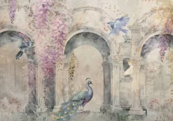 Hot Behang Vintage Garden Arch Dieren|Behang