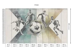 Discount Behang voetbal | Mannen | Groen Sport|Behang