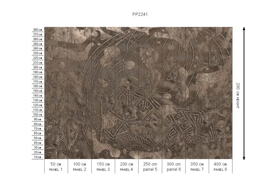 Sale Behang Wanderlust | Donkerbruin Behang