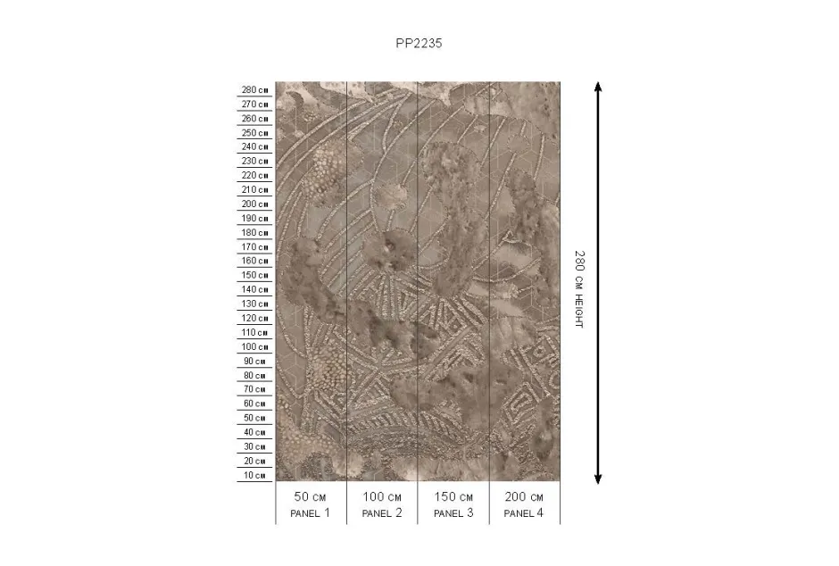 Discount Behang Wanderlust | Lichtbruin Behang