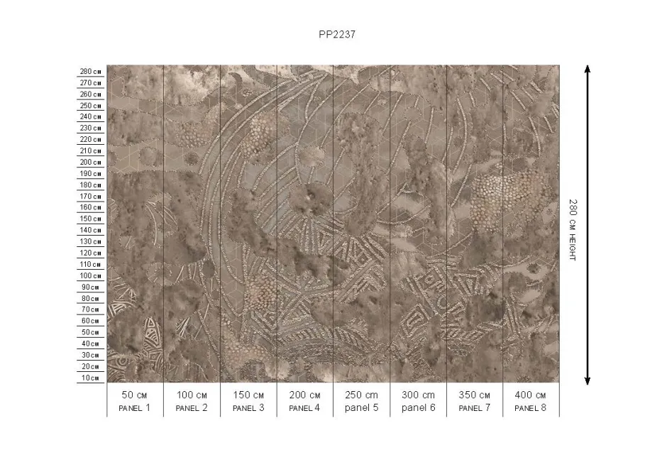 Discount Behang Wanderlust | Lichtbruin Behang