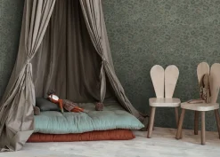 New Behang Wild leopard | Groen Behang