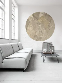 Online Behangcirkel Abstract bloemen Behangcirkels