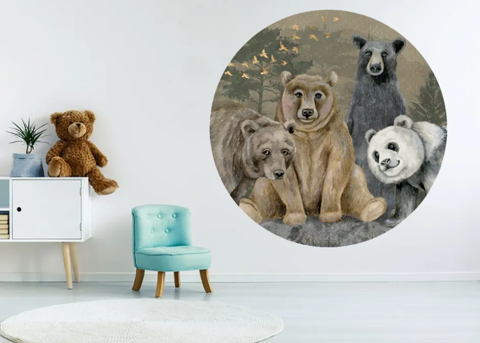 Sale Behangcirkel Beren Behangcirkels