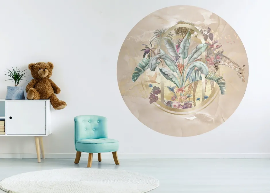 Online Behangcirkel Lola | Beige Behangcirkels