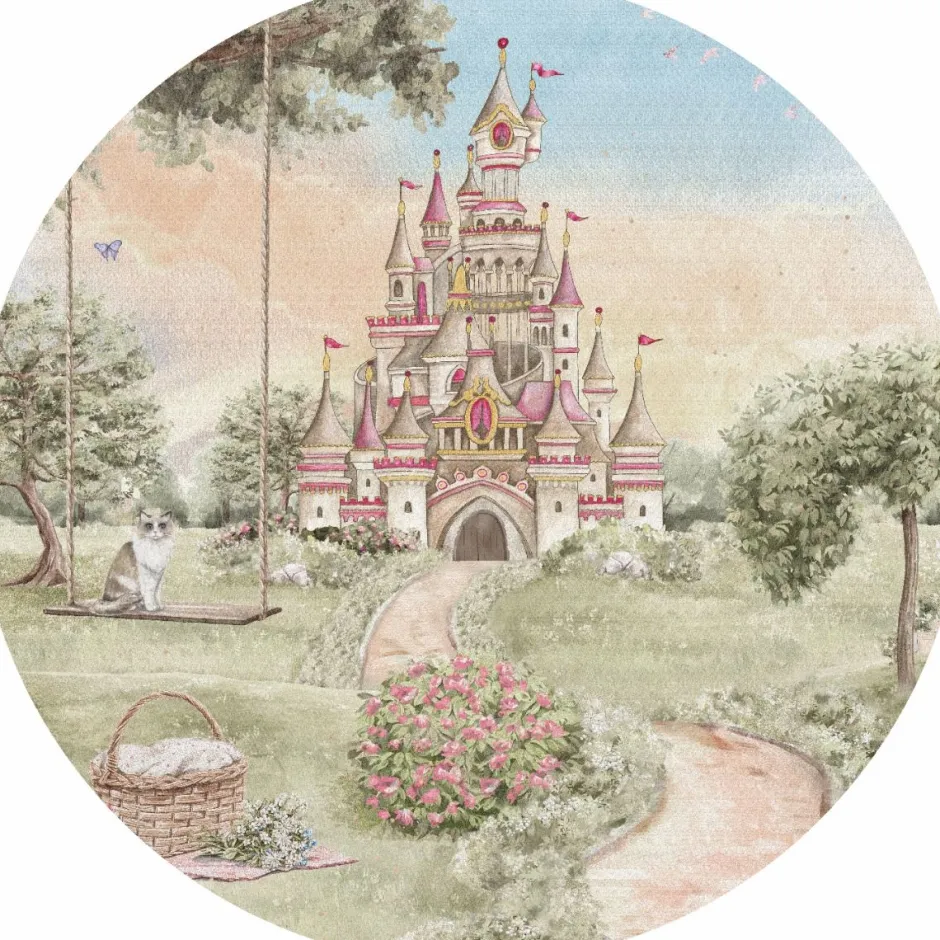 Behangcirkel Sprookjeskasteel Behangcirkels