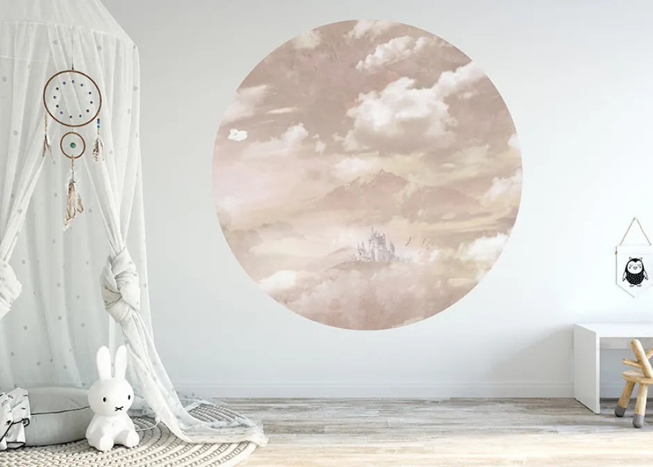 New Behangcirkel Sweet dreams | Roze Behangcirkels