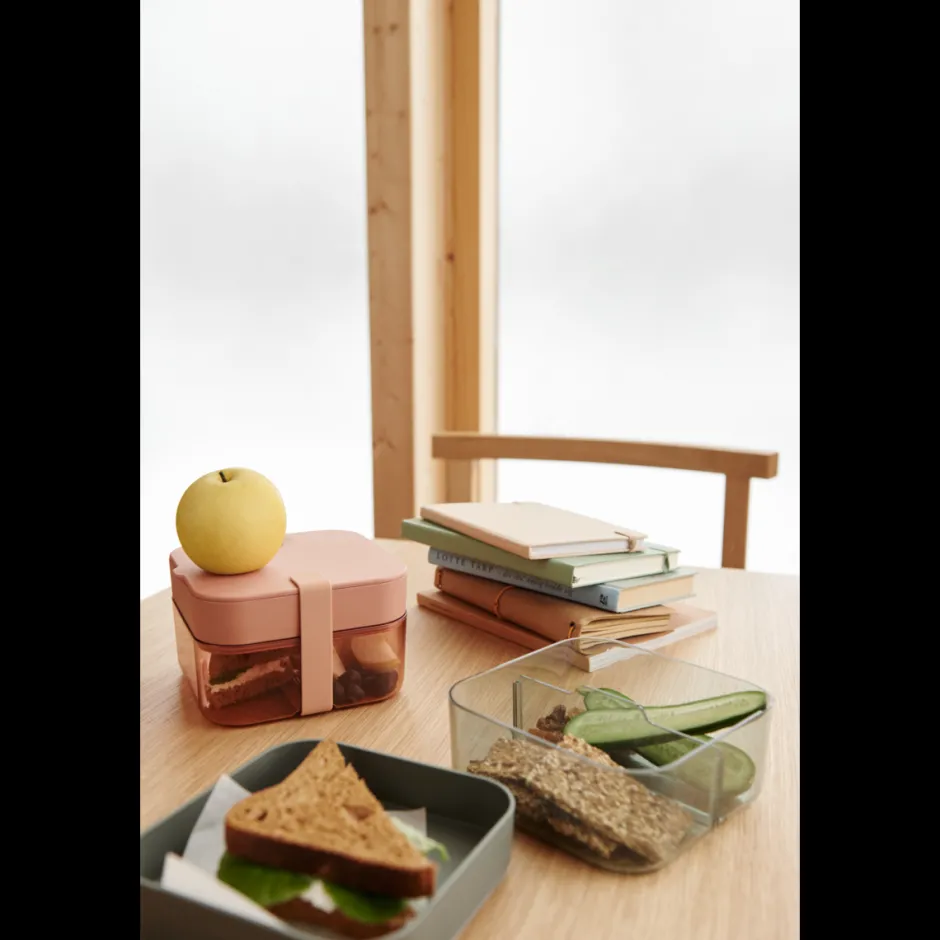 New Bentobox Amandine | Sea blue/whale blue | Lunchboxen & Brooduitstekers