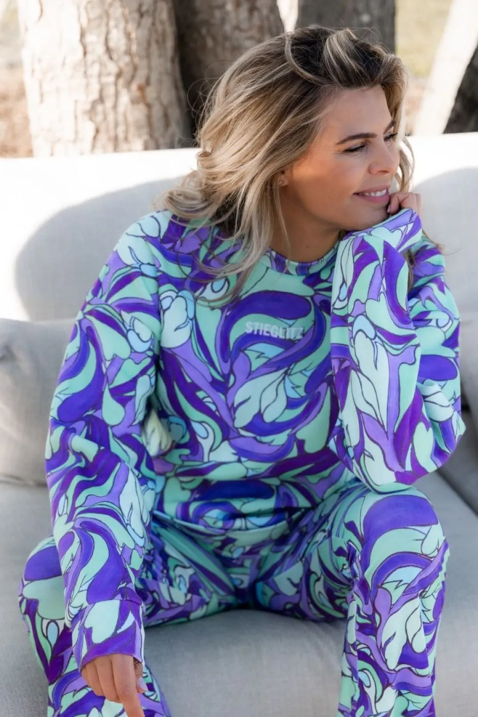 Blaise sweater | Mint | DAMES Co-ords|Vesten