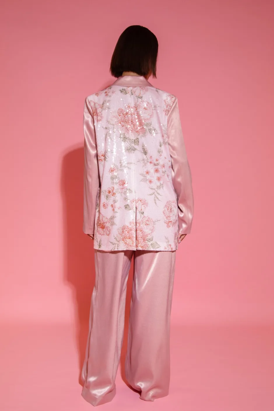 Clearance Blazer The Devil Wears Prada | Vintage shimmer satin | DAMES Co-ords|Blazers & Gilets