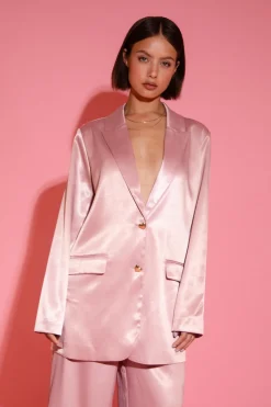 Clearance Blazer The Devil Wears Prada | Vintage shimmer satin | DAMES Co-ords|Blazers & Gilets