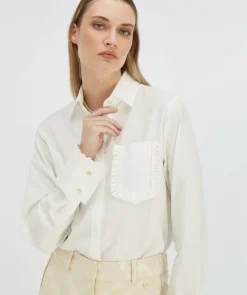 Discount Blouse Jennie | Off-white | DAMES Basics|Blouses