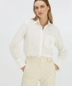 Discount Blouse Jennie | Off-white | DAMES Basics|Blouses