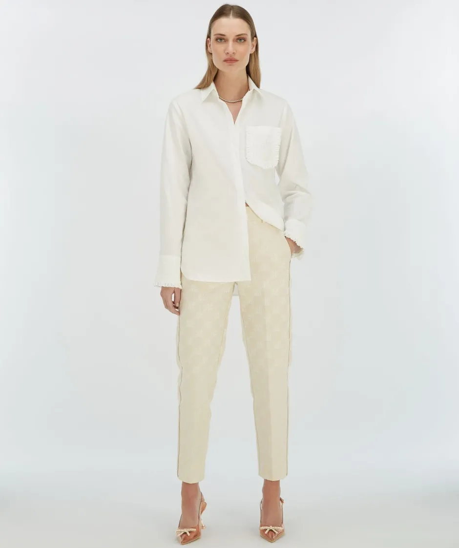 Discount Blouse Jennie | Off-white | DAMES Basics|Blouses