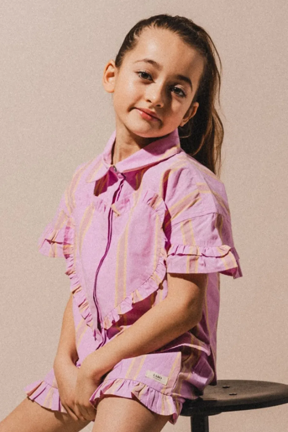 Outlet Blouse Santel | Pink mulberry multi | DAMES Co-ords|Co-ords