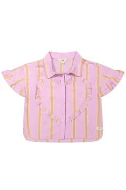 Outlet Blouse Santel | Pink mulberry multi | DAMES Co-ords|Co-ords