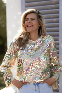 Online Blouse Sparkle | Multi print | DAMES Co-ords|Blouses