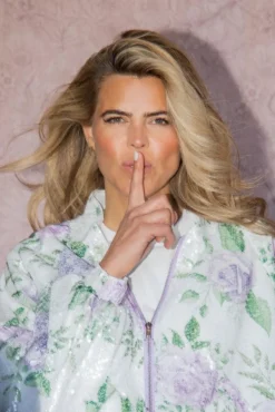 Best Bomberjack Step Up | Lilac sequin bouquet | DAMES Co-ords|Jacks & Jassen