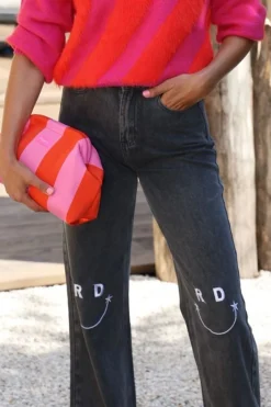 Outlet Broek Hannah | Grey Denim | DAMES Broeken