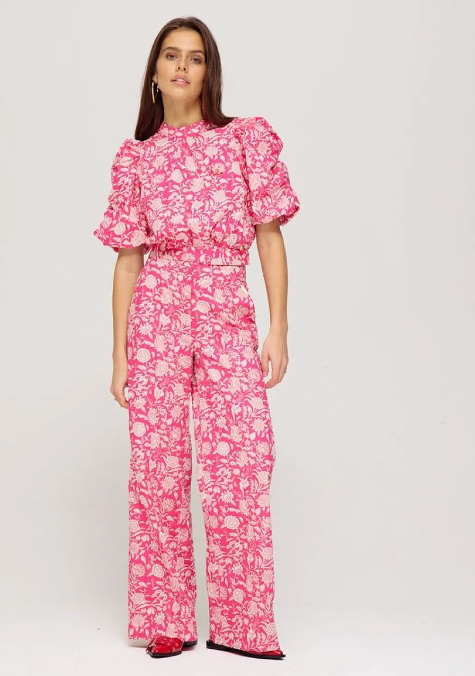 Hot Broek Holly | Flirty flower | Harper & Yve DAMES Co-ords|Broeken