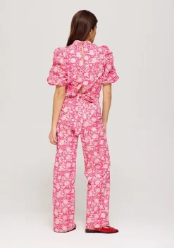 Hot Broek Holly | Flirty flower | Harper & Yve DAMES Co-ords|Broeken