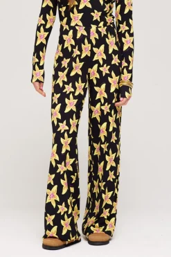 Online Broek Jane | Cheeky flower yellow | Harper & Yve DAMES Co-ords|Broeken