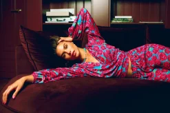 Outlet Broek Riley | Iconic rose | Harper & Yve DAMES Co-ords|Broeken