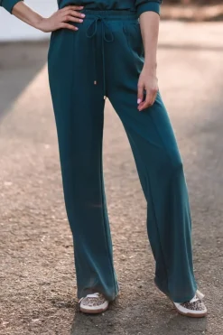 New Broek Scuba-doo | Petrol | DAMES Co-ords|Broeken