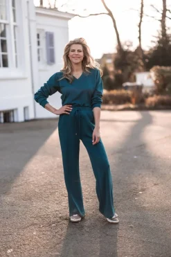 New Broek Scuba-doo | Petrol | DAMES Co-ords|Broeken