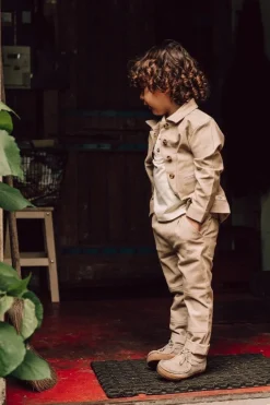 Outlet Cargo pants Quint | Taupe clay | DAMES Broeken & Jeans|Broeken