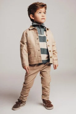 Outlet Cargo pants Quint | Taupe clay | DAMES Broeken & Jeans|Broeken